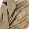 Natural embroidered cashmere scarf by Asneh