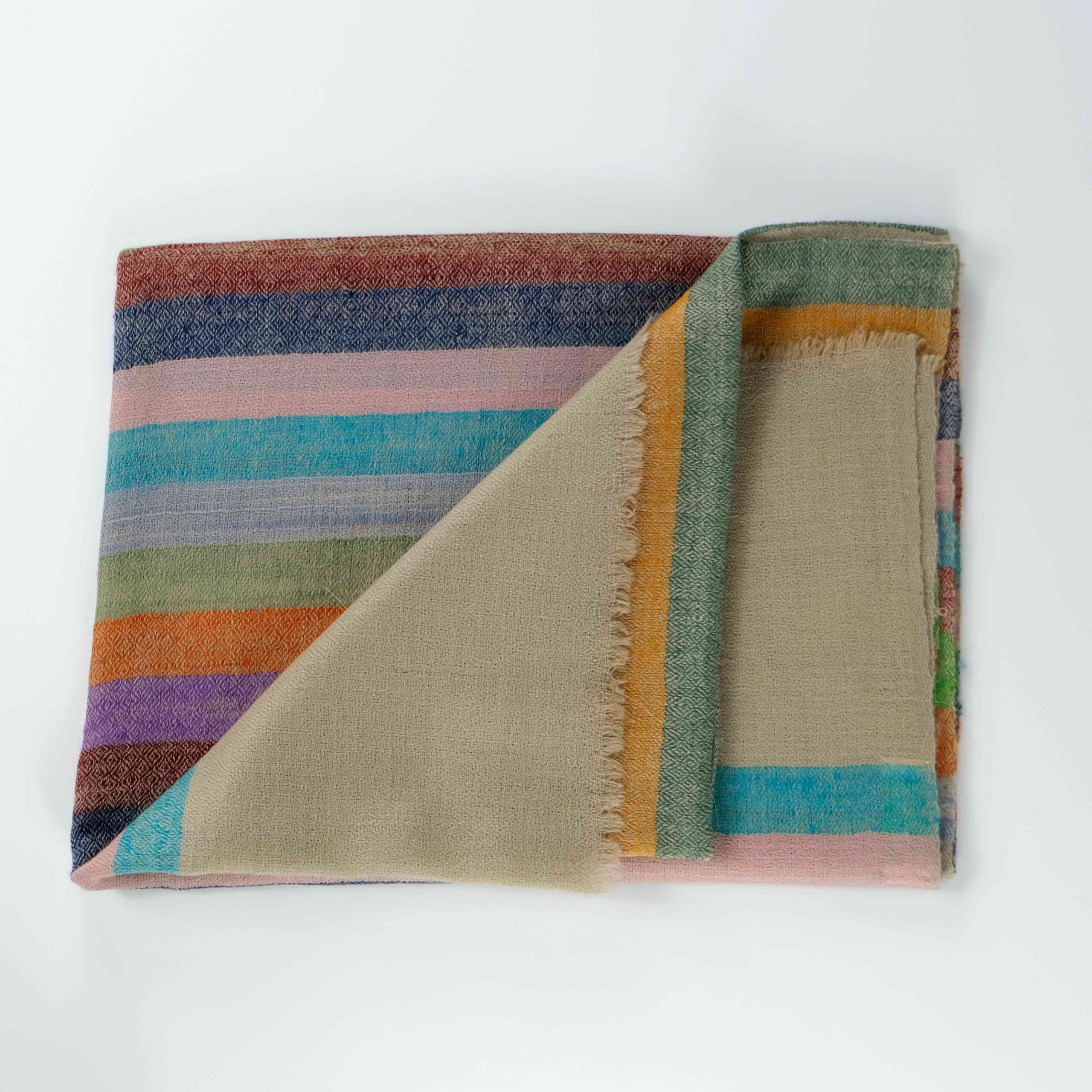 striped cashmere pashmina