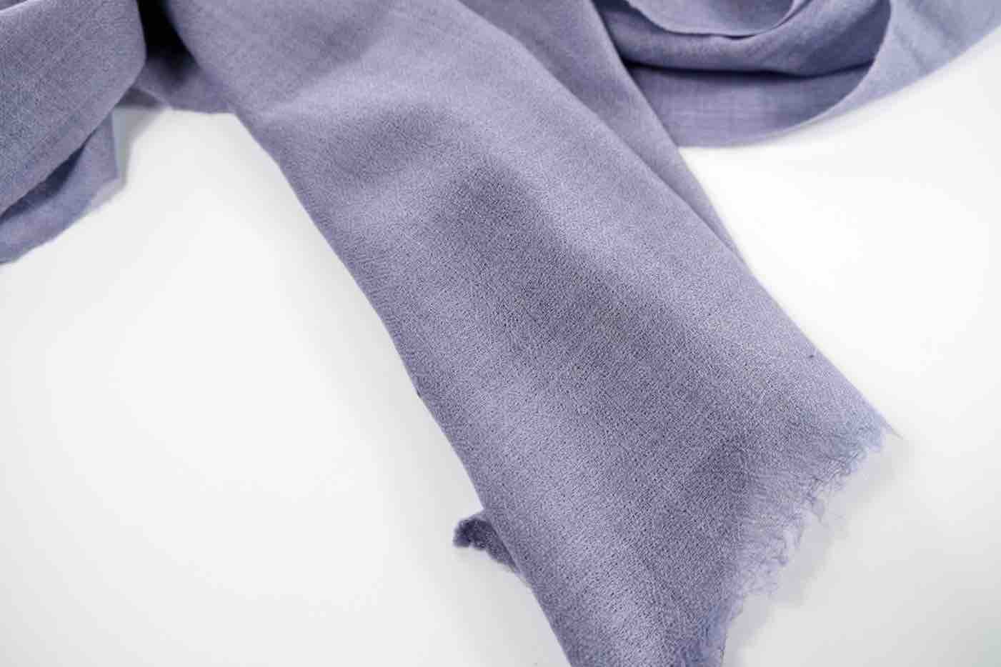 Lavender Grey Cashmere Scarf