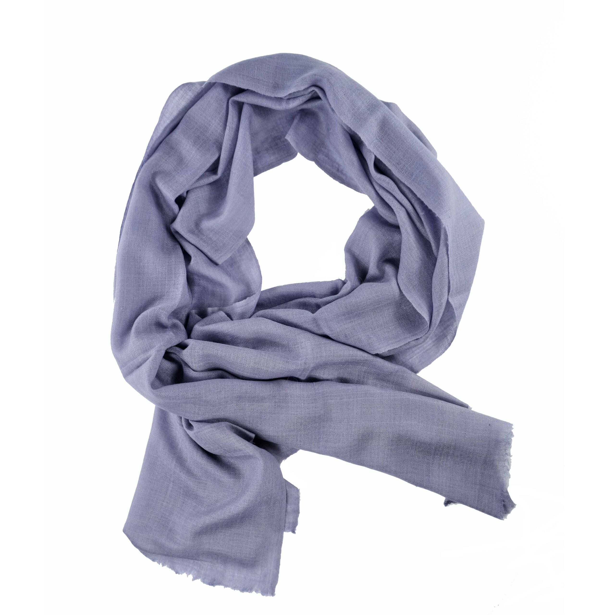 Lavender Grey Cashmere Scarf